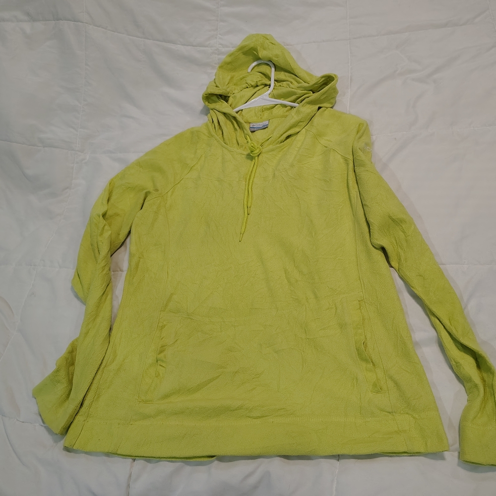 Columbia Lime Green Hooded Jacket